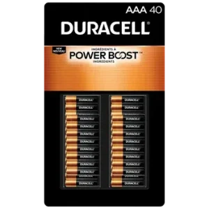 BATERIA ALCALINA DURACELL AAA POWER BOOST 40 PZAS