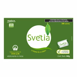 SUSTITUTO DE AZUCAR  SVETIA 340 PZAS
