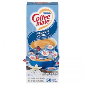 CREMA LIQUIDA P/CAFE COFFEMATE VAINILLA FRANCESA 50 PZAS