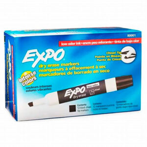 MARCADOR PARA PIZARRON EXPO NEGRO C/12