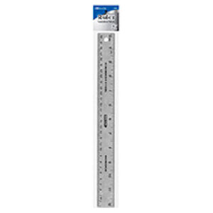 REGLA METALICA 30 CM C/CORCHO